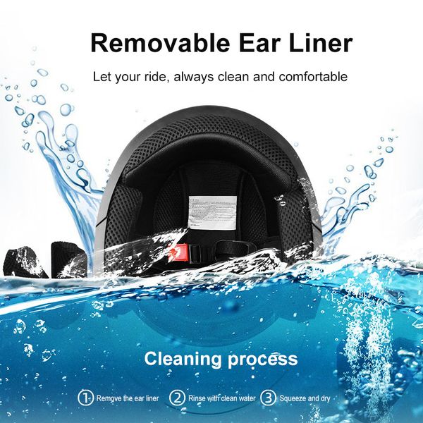 Men Motorcycle half Helmets Dual Lens Scooter Moto Helmet Motorbike Moto Bike Helmets for Men Women