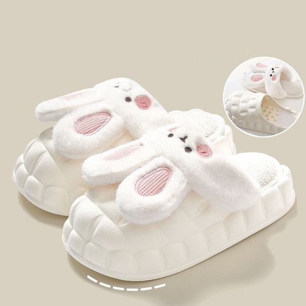 2024 new detachable cotton slippers for womens autumn and winter home cute waterproof and warm bag with plush slippers Free Shipping
