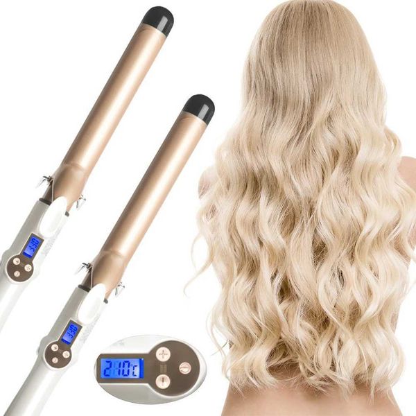 Hair Curlers Straighteners Ceramic electric curler 38mm curling iron large curler 19mm curler 25mm curler iron 32mm 28mm Y240504