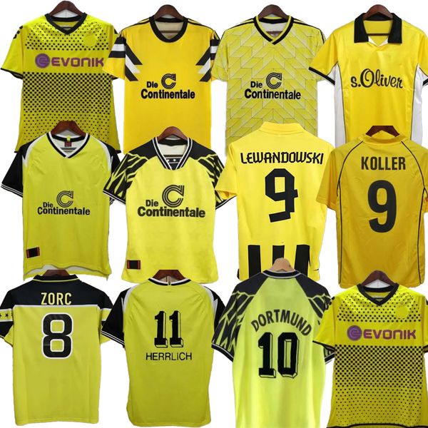 Retro Shirt soccer jerseys 00 02 classic football shirts ROSICKY REUS Lewandowski BOBIC KOLLER Hummels 95 96 97 98 99 94 95 12 13 01 02 KOHL