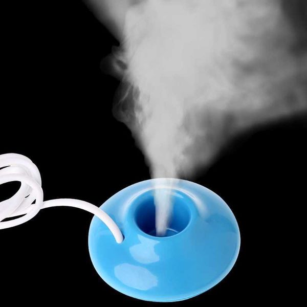 Humidifiers Portable Mini UFO Negative Ion Humidifier USB Air Humidifier Purifier Aroma Diffuser Steam for Home Purifier Diffuser Steam L230