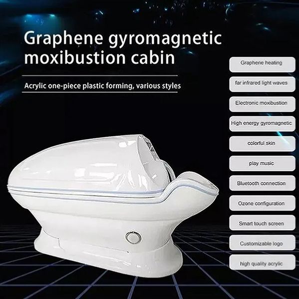 Wholesale Phototherapy Infrared Graphene Ozone Massage Spa Steam Capsule Sauna Bed Beauty Machine