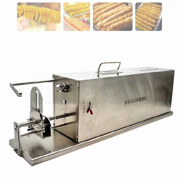Electric Spiral Potato Cutter Sweet Potato Slicer Tornado Spiral Potato Slicing Machine