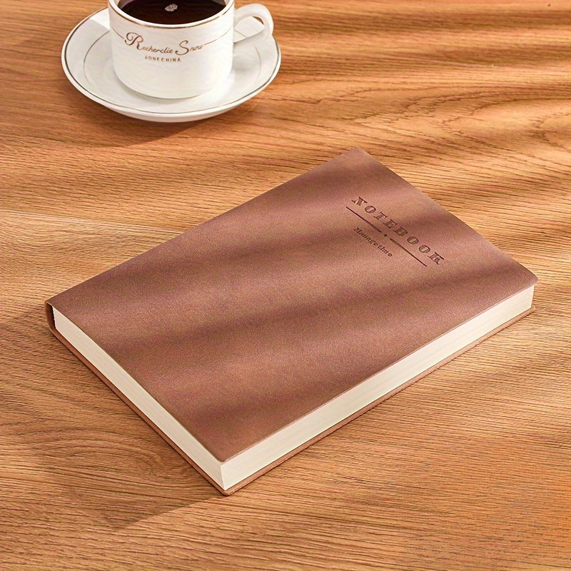 TEMU 200 Sheets 400 Pages 8.3 X 5.8 Inch Soft Leather Cover Daily Journal Notebook For Men, Women, Work, Perfect Gift Idea