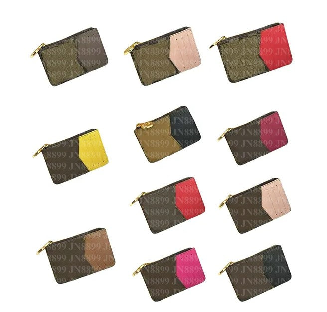 Genuine Leather Designer wallet series Damierlicious Designer Romy Card Holder Womens Cards Holders Mini Wallets Coin purse pocket Pockets zippie ba