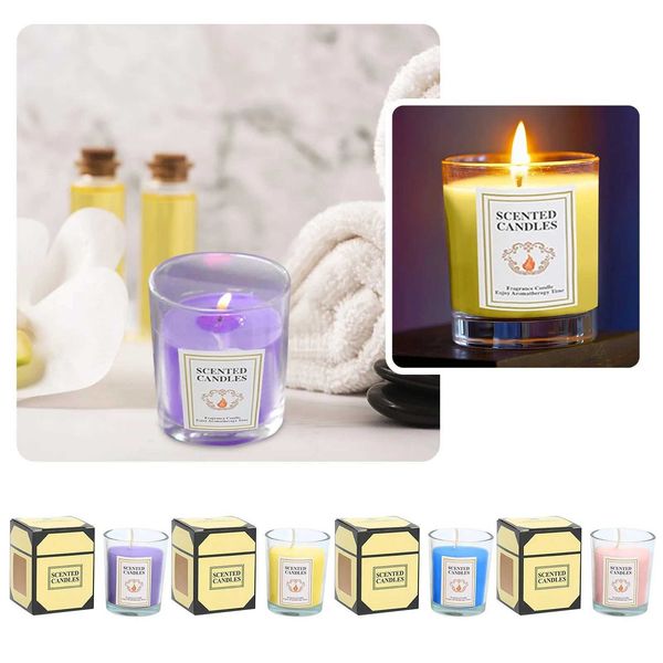 Candle Sicilian Scented Classic 22oz Large Jar Single Wick Candle Burns Over 110 Hours Candle Holders for TapersXJ241112