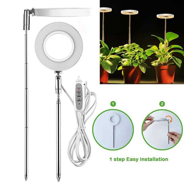 LED Growth Light Small Potting Supplement Light Height Adjustable and Scalable Plant Growth Light IP44 Large Plant Waterproof M250109