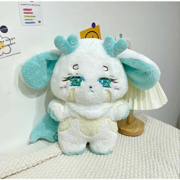 Stuffed Plush Animals 40cm Cute Dragon Plushie Toys Dolls Specific Models Simulated Rabbit Hair Soft Stuffed Toys Pillow Birthday Gifts for