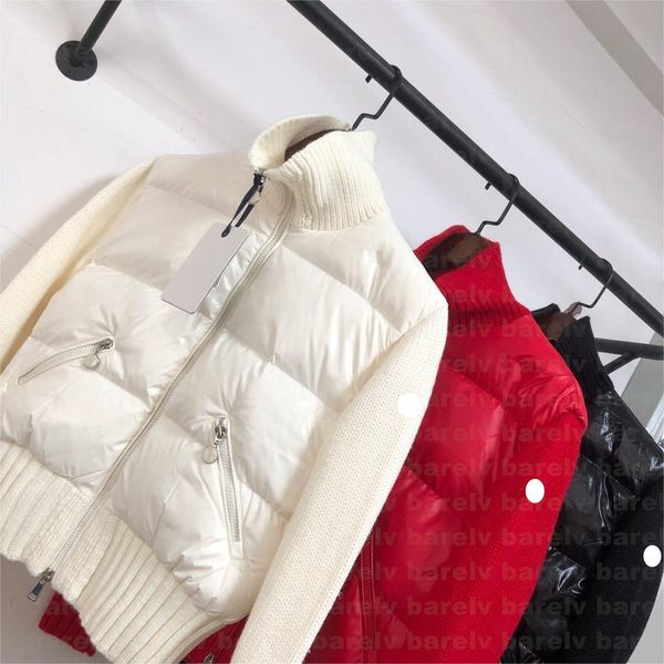 womens Winter coat Jackets lady Designer Outdoor Windbreaker woman winter jacket Outerwear Down Jacket Coat Stand-up collar zipper knit coat