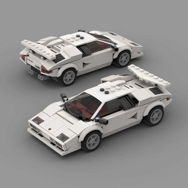 260PCS MOC Speed Champion Famous Sports Car City Car Model Building Blocks Technology Racing Creative DIY Childrens Toy Gift M250207