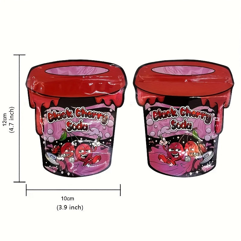 TEMU 100pcs 3.5g Cute Mylar Bags Pouch Food Storage For Lashes, Candy, Small Baggies Sample Bag Smell Proof Packaging Bags, Bag