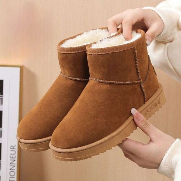 Cotton Shoes Women Winter New Snow Plus Fleece espessou as botas que não lamentar