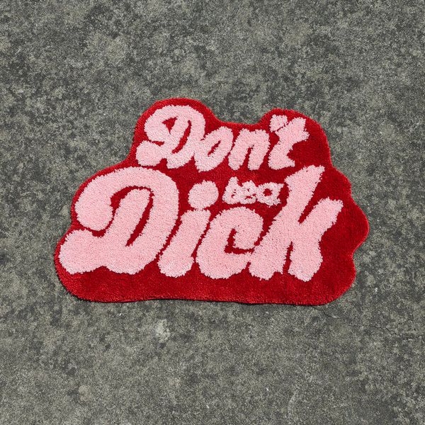 Carpet INS Tufted Letters Rug Soft Plush Girls Bedroom Area Message Floor Mat Living Room Doormat Aesthetic Home Decor 230824