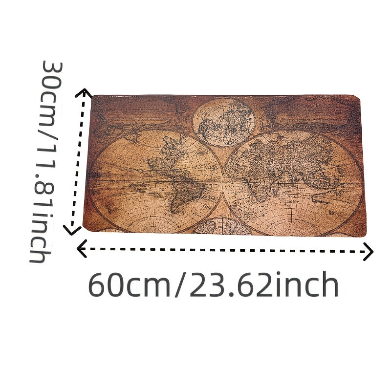 TEMU 1pc Vintage Printed Cowhide Leather Sheet, 1. 5mm Thick - For Diy Earrings, Bags, Phone Cases, Pencil Cases, Wallets, Handbags, Crafts & Hair