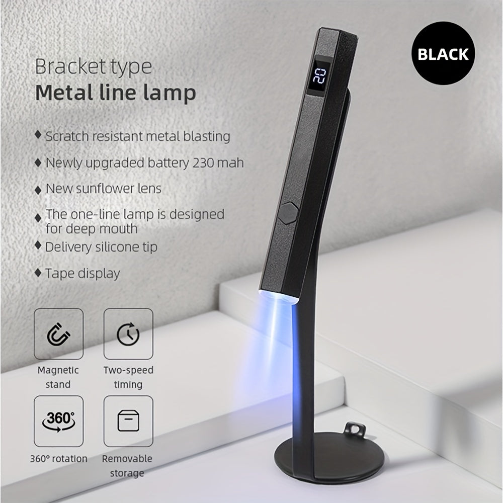 TEMU Handheld Nail Dryer Gel Lamp Small Nail Polish Fast Dry Mini Portable Adhesive Glue Usb Led Lamp Manicure Tool Uv Detector