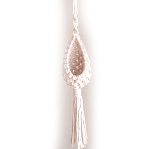 Colgadores de plantas de macramé de algodón