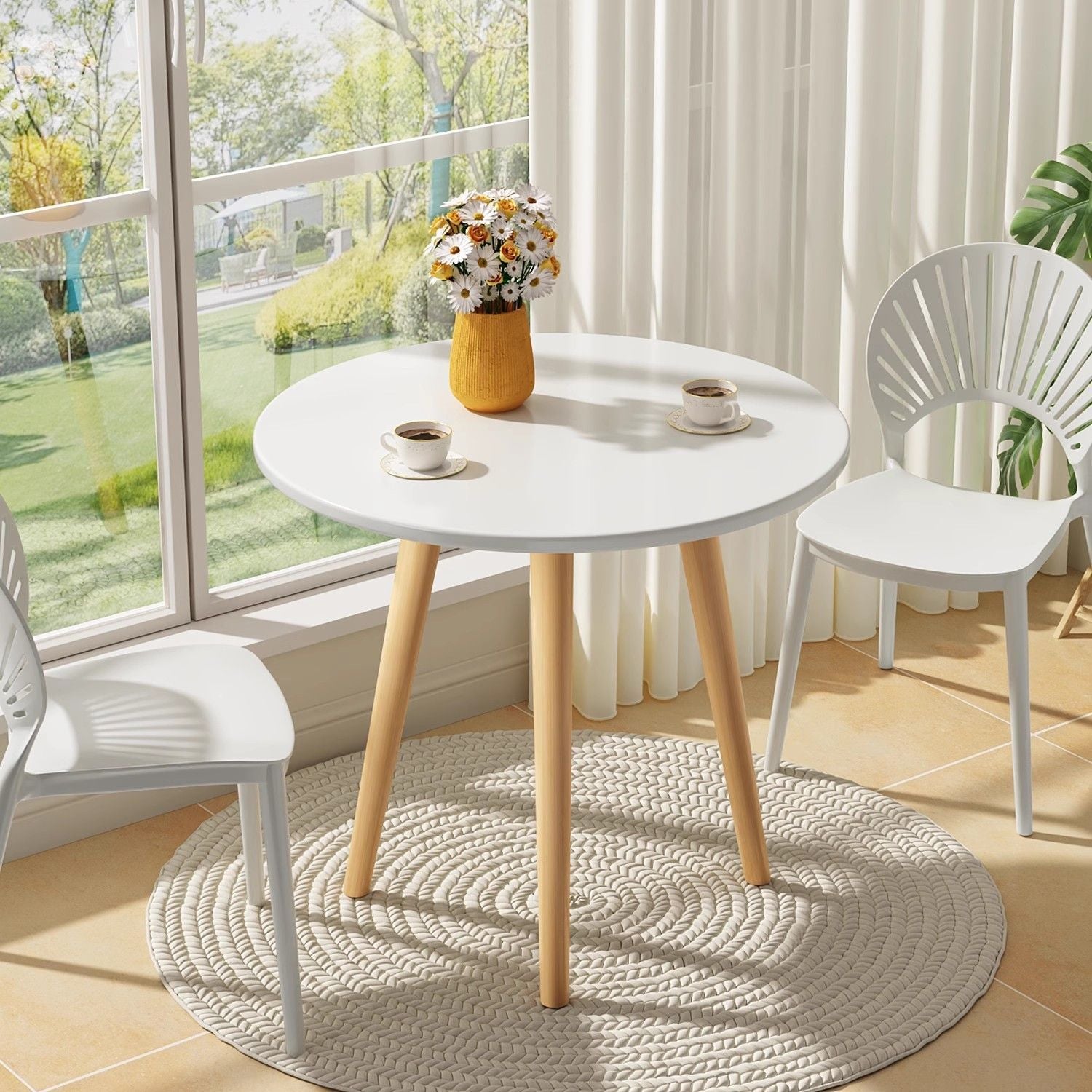 M9091 Coffee table rental bedside shelf Nordic simple tea table