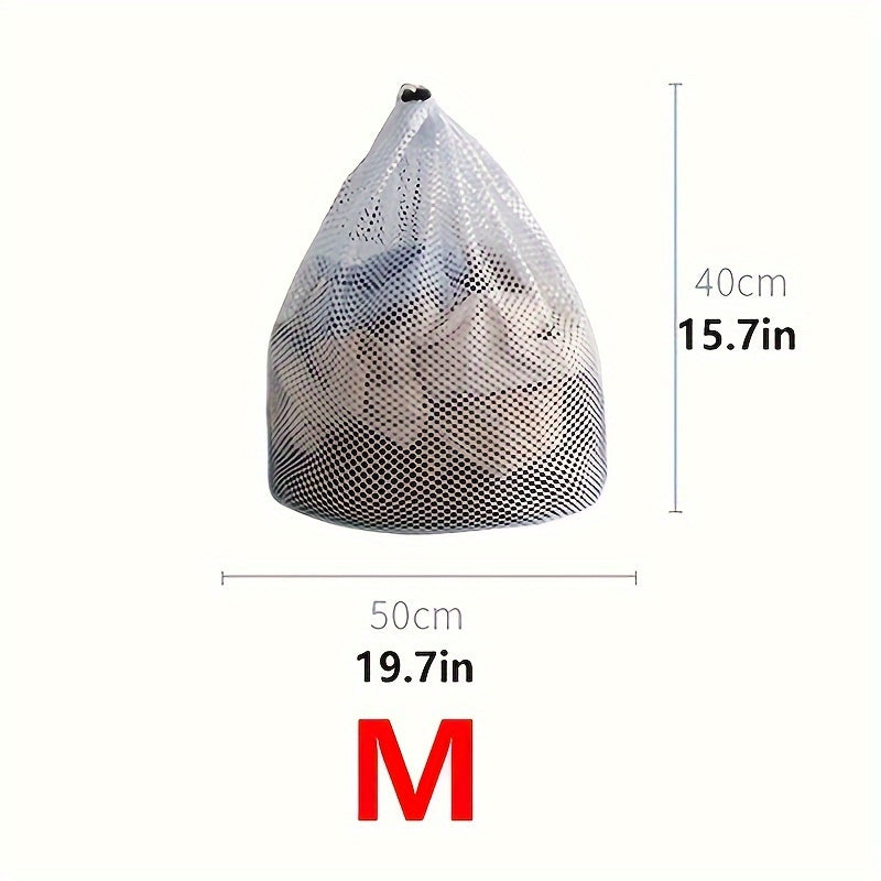 TEMU 1pc Mesh Laundry Bag, Washing Machine Wash Bag, Reusable And Mesh Wash Bag For Shirts, Socks, Lingerie, Bra, Underwear Baby Clothes