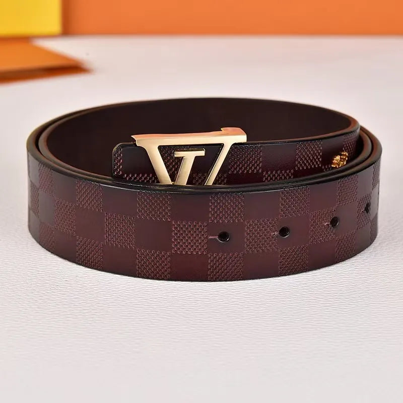 Designer-designed letter belt Genuine leather fashion belt Suitable for all occasions Optional gift box packaging