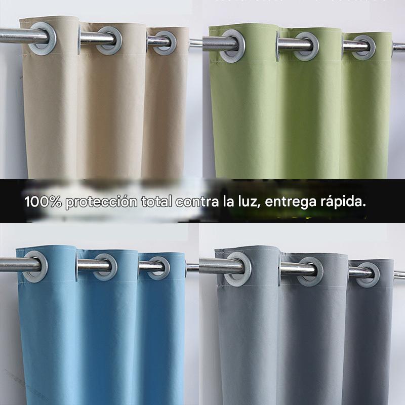 A562 curtains are not transparent and blackout balcony bedroom Roman rod new blackout curtain for rental houses waterproof sun protection wholesale