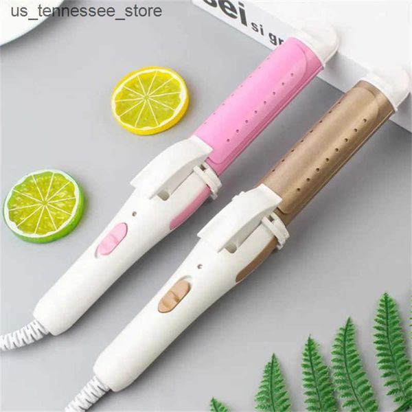Hair Curlers Straighteners Multifunction 2 In 1 Portable Gold Electric Hair Curling Iron Hair Curler Straightener With Dust Cover Hair Care