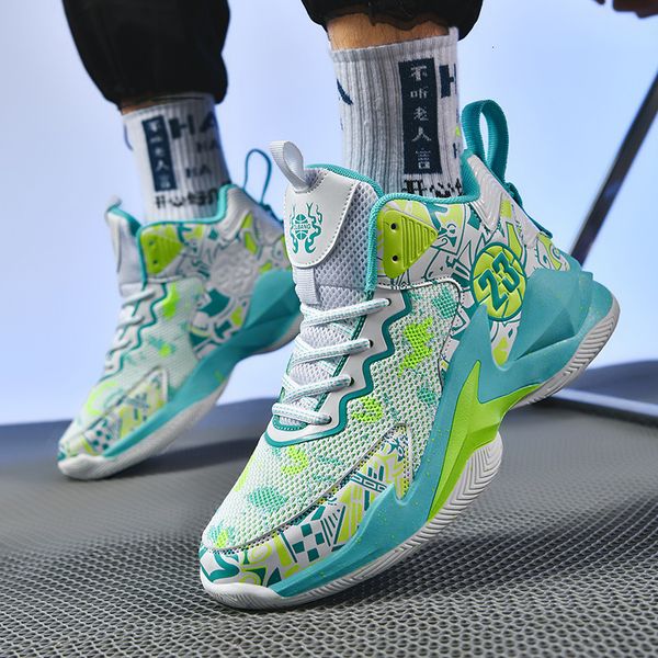 New Basketball for Mesh Flying Weaving Summer Practical Concrete Ground Sports Running Men&#039;s Youth Student Ball Shoes