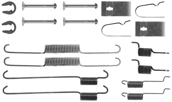 Accessory Kit, brake shoes TRW SFK352