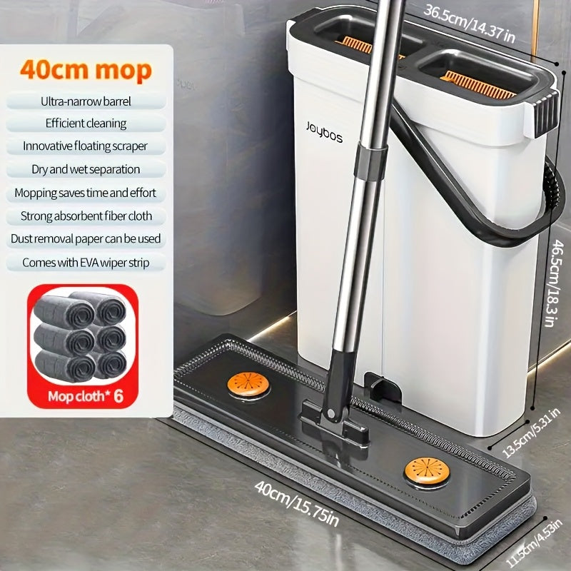 TEMU 33cm-40cm Mop And Bucket With Wringer Dryer Set, Floor Cleaning, Wet And Dry Floor Dust Mop, Home Floor Cleaning System, For , Recommended For