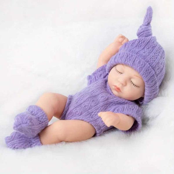 Dolls 18cm Mini Cute Simulation Doll Sleeping Cute Small Simulated Funny Fashion Play House Toys Children GiftL24731