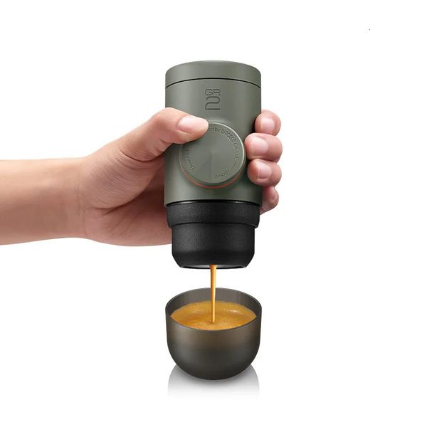 WACACO Minipresso GR2 Espresso hine for Outdoor Compatible Ground Portable Coffee Maker For Gift Travel Camping 240704