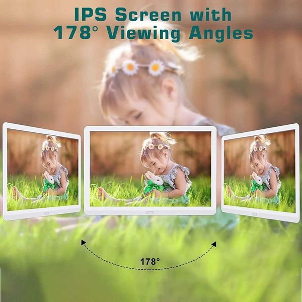 Digital Photo Frames 10.1 inch digital photo frame ultra-thin LED electronic photo album1280*800 LCD photo frame MP3 video player 24329