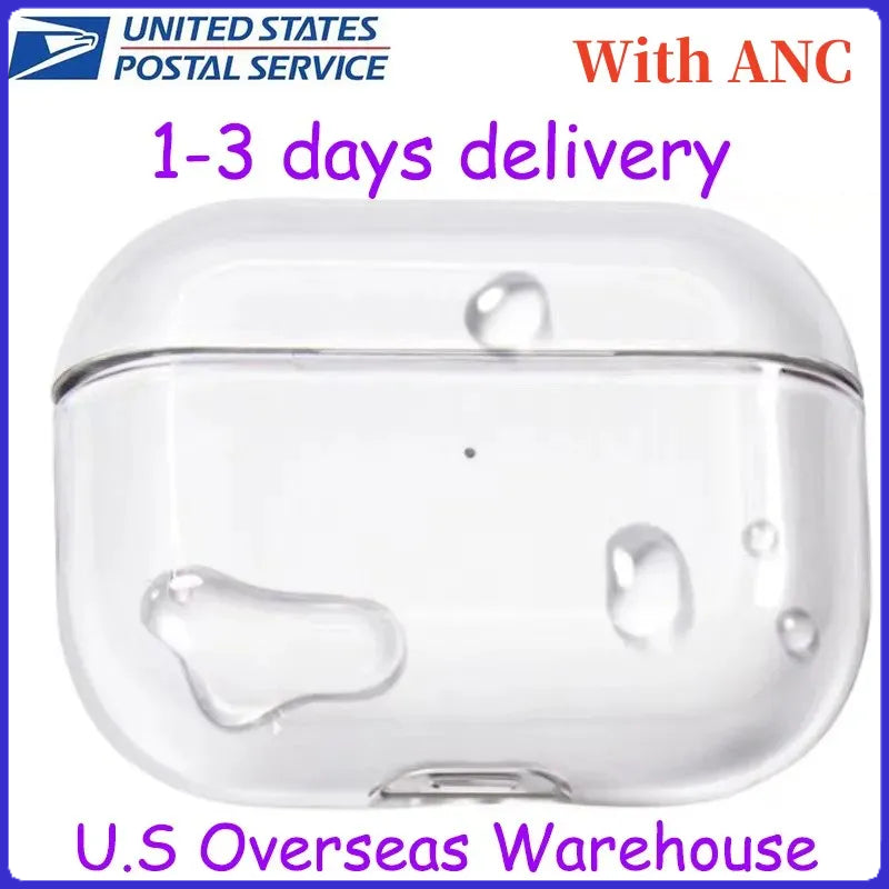 2025 New For usb-c pro 3nd Headphone Accessories Earphones Solid Silicone Protective Cover Wireless Charging Box Shockproof Case