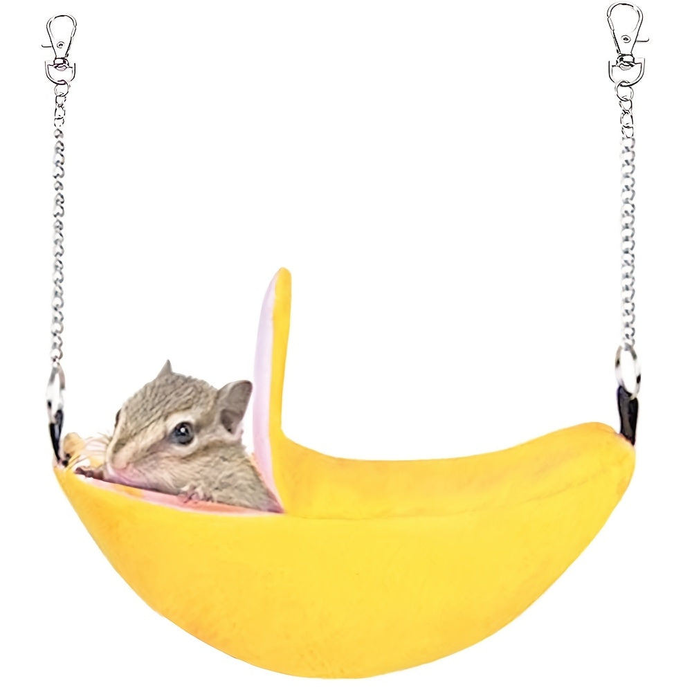 TEMU Cozy For Small Animals - Soft Hanging Bed For Hamsters, Guinea Pigs, And More - Provides In Cage Or Nest