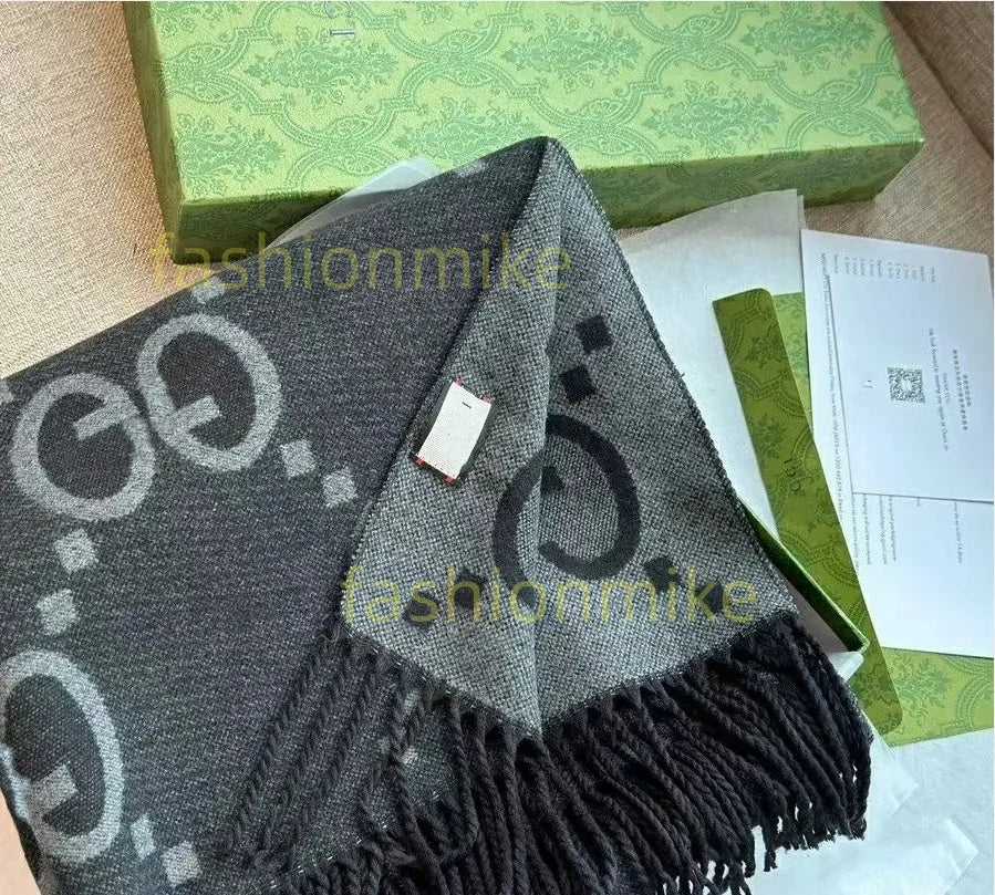 Designer Scarf 100% Cashmere Scarves Quality Headband Fashion brand For Winter Warm Womens and mens Long Wraps Classic Plaid Women Man silk scarf de