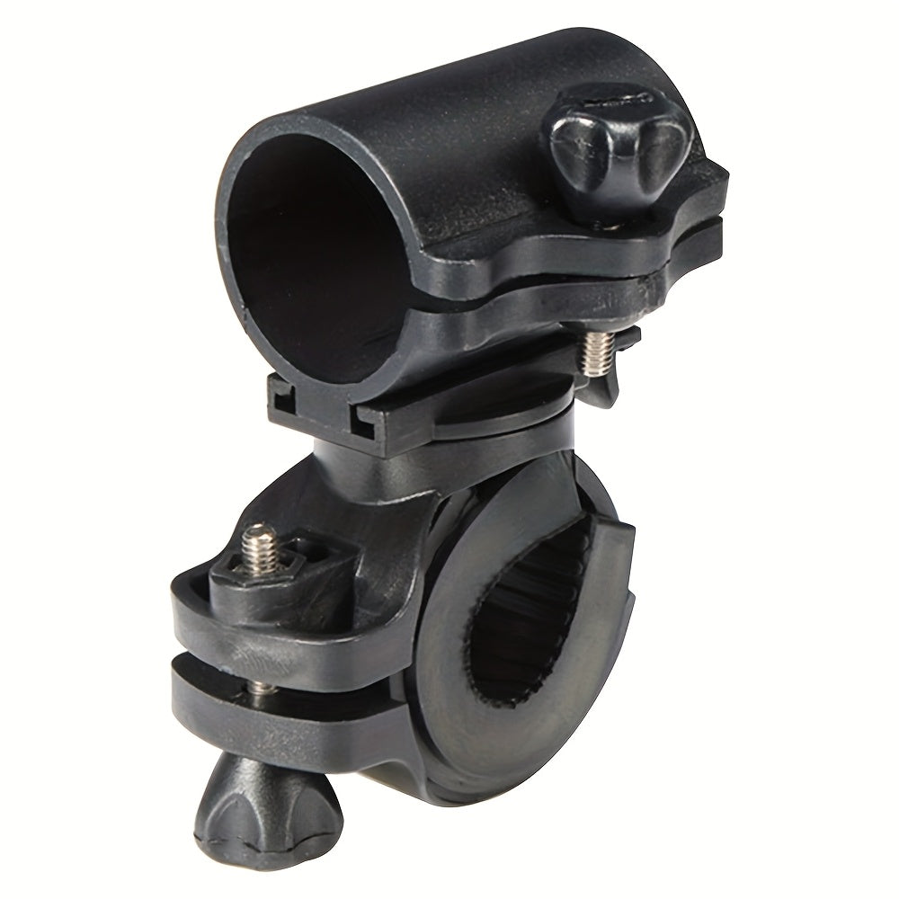 TEMU 3-in-1 Bicycle & Belt-mounted Flashlight With 360° Rotating Head, Ergonomic Grip, Installation - Compatible With Handlebars, Belts, Backpacks,