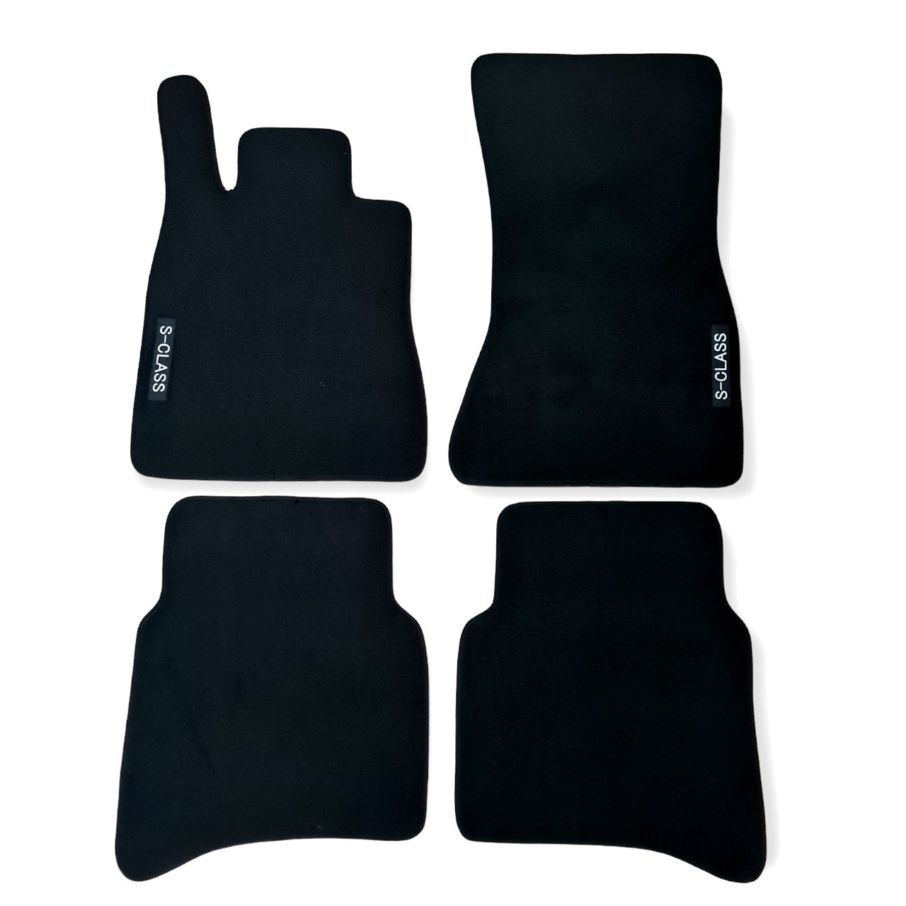 Car Floor Mats Velour For Mercedes S Class W223 Auto Liners Waterproof Black New