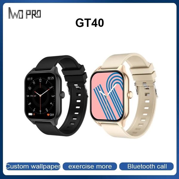 Smart Watch GT40 Bluetooth Call Music Control Sleep Heart Rate Monitor Multiple Sports Modes Smartwatches for Children Men Women