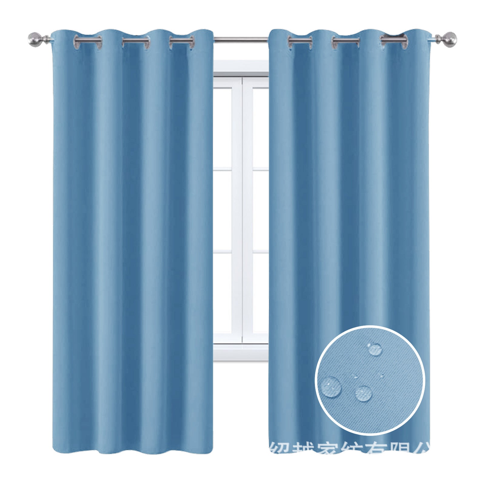 YL-36813 factory wholesale cross-border full blackout cloth solid color balcony sun protection heat insulation outdoor waterproof curtain