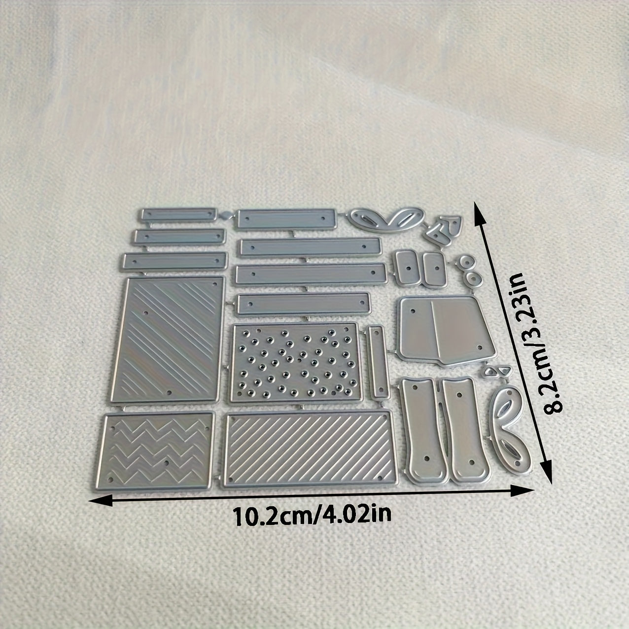 TEMU Christmas & Halloween Gift Box Metal Cutting Die - Diy Scrapbooking Embossing Stencil For Handmade Greeting Cards & Crafts, Decoration Die