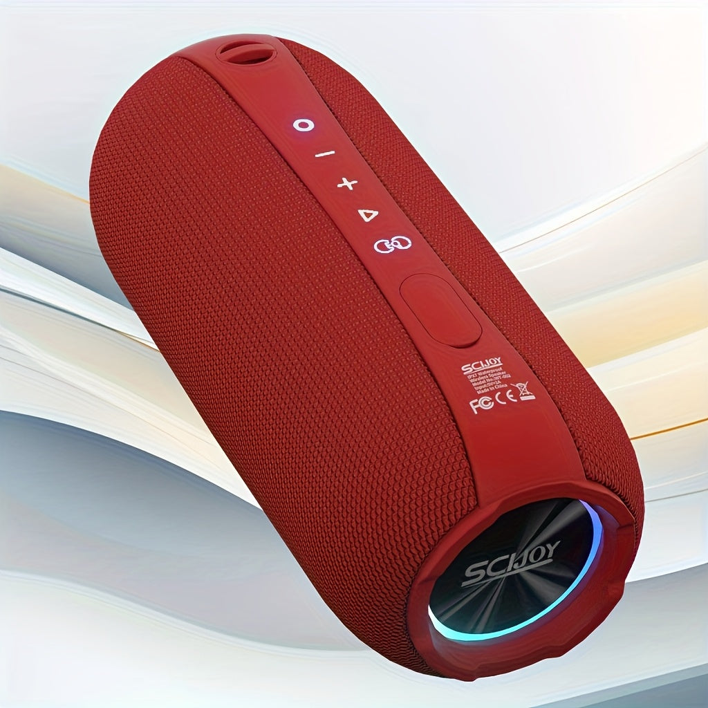 TEMU Scijoy 40w Wireless Speaker, Portable Outdoor Speaker Loud, 2 Eq , , 360° Party Shower Speaker, Connect With Mobile Phone-tablet-tv, With Type-c