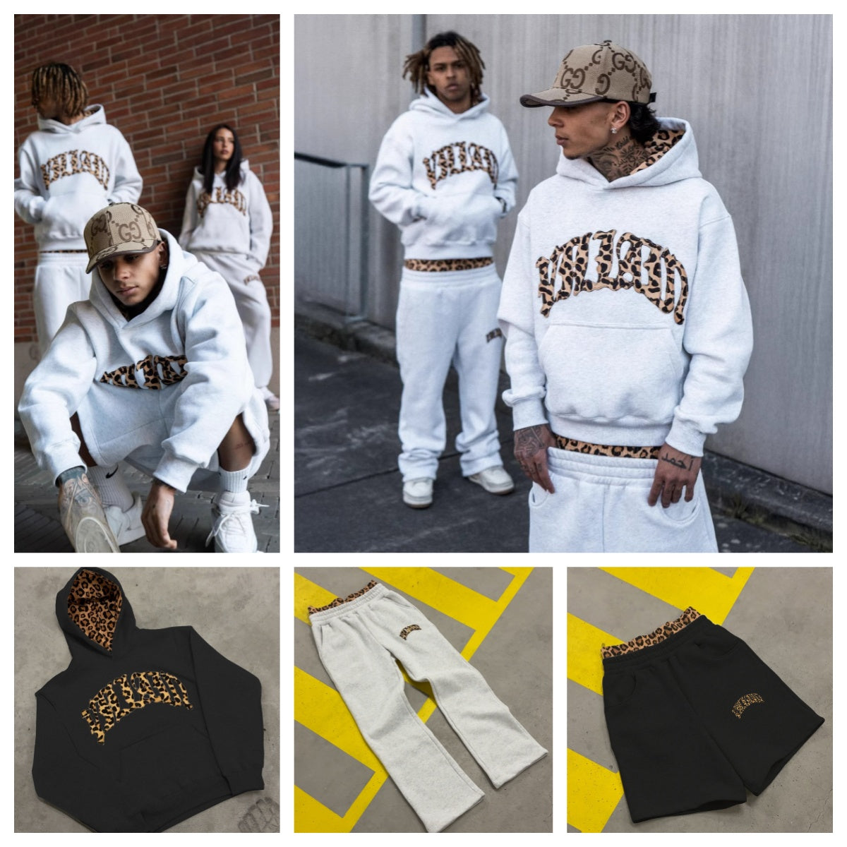 Designer Men&#039;s Hoodies Y2K Harajuku Embroidery Oversized Letter hooded hoodie Tracksuits Men Women Hip Hop Goth Casual Sweatshirt leopard print