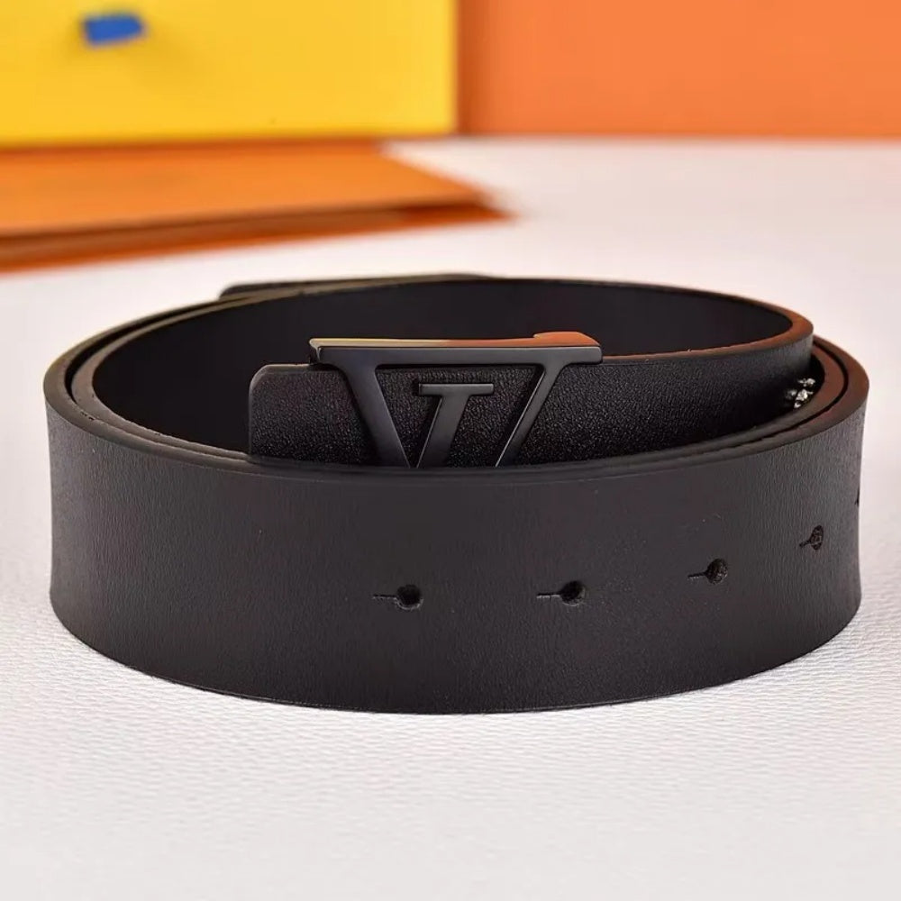 Top black belt designer men&#039;s and women&#039;s belt 3.8cm wide cowhide belt gold silver black buckle luxury belt high-end business casual belt