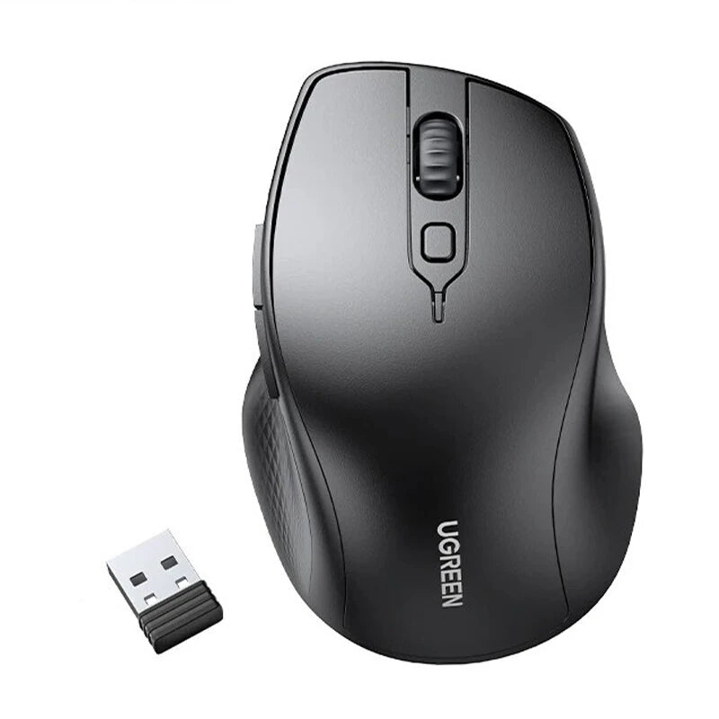 UGreen MU101 2.4G Wireless bluetooth Mouse 1000-4000DPI Silent Buttons Ergonomics for MacBook Tablet Laptop Mute Mice 2.