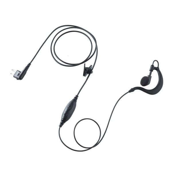 Walkie Talkie Two Way Radio PTT With Microphone Professional Earhook Security Guard Earpiece Referee earphones Intercom