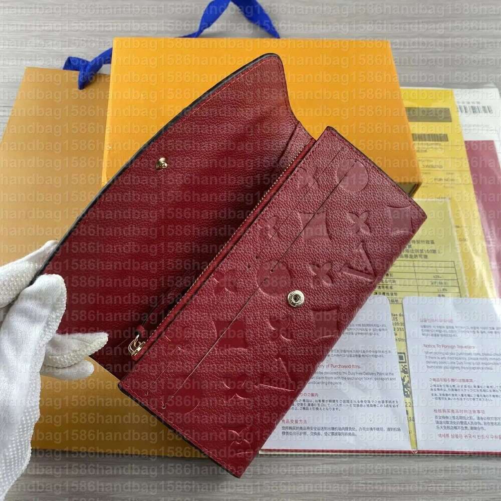 handbag1586 Fashion Designer Wallet Luxurys Women Short Purse Embossed Flower Wallets Credit Card Holders Ladies Plaid Money Purses Clutch Bag with