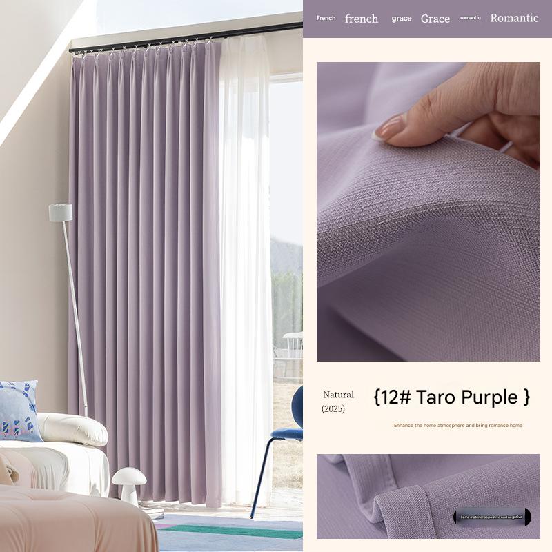 A573 American retro double-sided chenille bedroom full blackout curtains retro green French medieval style environmentally friendly antibacterial cu