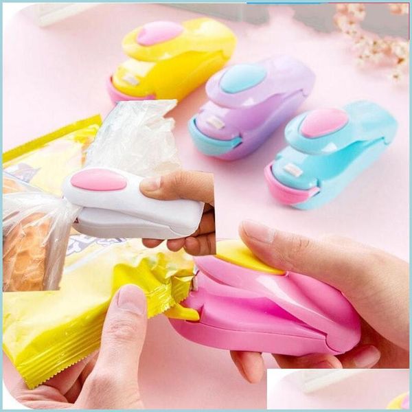 Sealing Machines Compact Sealing Equipments Hine Heat Portable Mini Plastic Packaging Food Seal Hines Adt Household Accesories 1 9Cq Dhl07