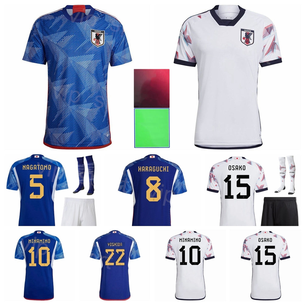 Men Youth Soccer Japan Miki Yamane Jerseys National Team Sho Sasaki Shuto Machino Shinji Okazaki Keisuke Honda Shinji Kagawa Football Shirt Kits 202