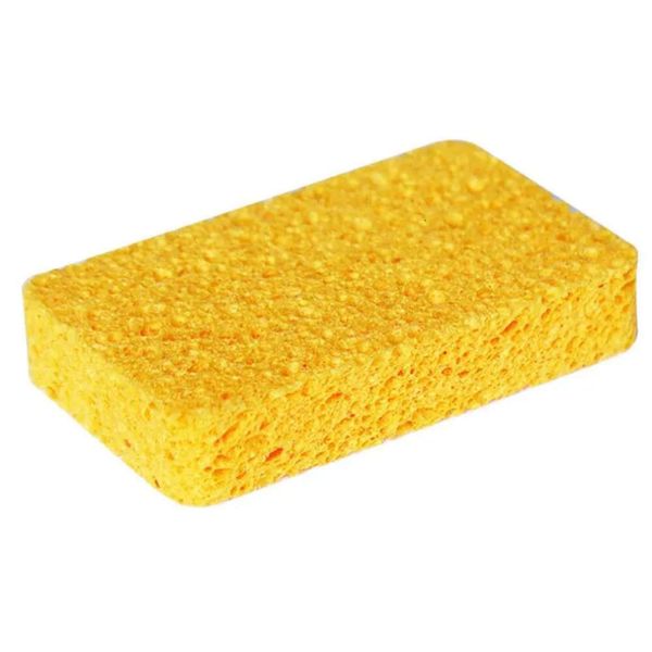 Kitchen Cleaning Square Sponge Eraser Scouring Pad Sponges Wood Pulp Cotton Rag Washing Pot Brushes Household Tool Gadget s