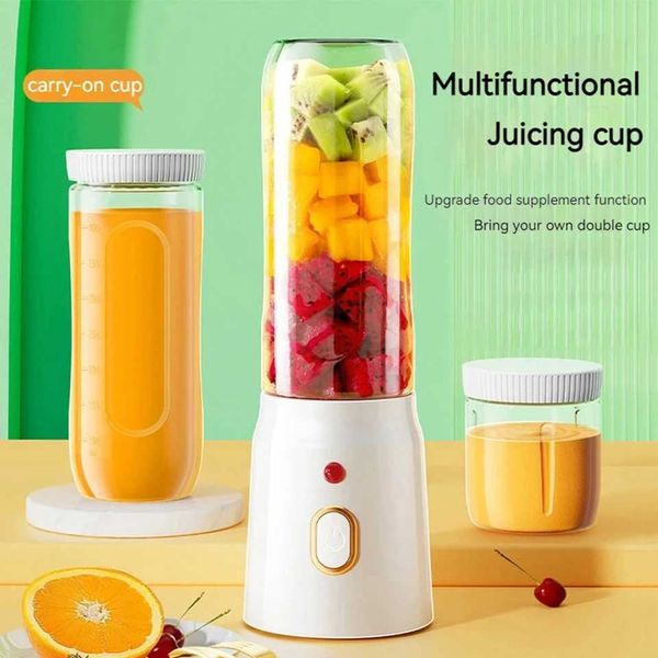 New portable blender 40W rechargeable fast juicer with 10 sharp blades smooth blender for food manual blender W241025